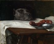 Cäsar am Rubikon (Gemälde von W. Trübner, um 1880)